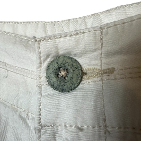 Anthropologie Hei Hei Wide Leg Cropped White Pants Size 30 Tall Boho Costal - Picture 4 of 9